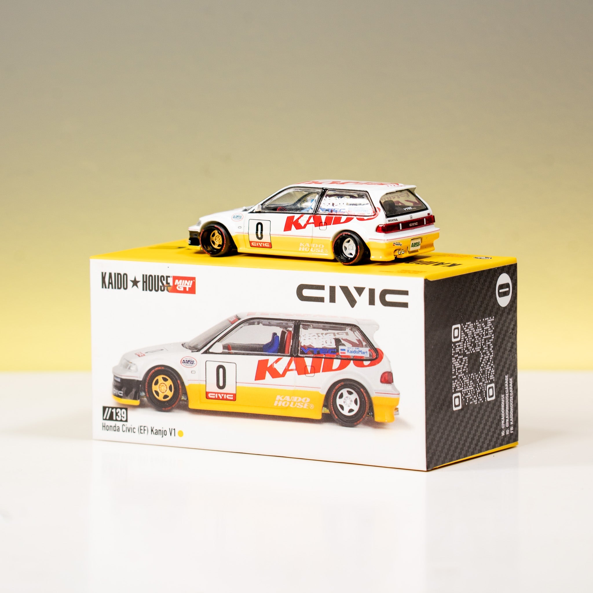Kaido★House x Mini GT - Honda Civic (EF) Kanjo V1